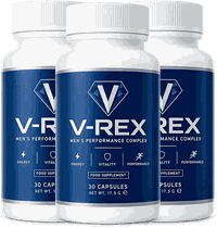 Boks med V-Rex Male Enhancement Capsules